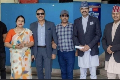 Shashi Sharma Majgainya with Nepali artists